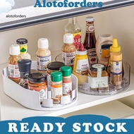Storage Box Organizer Bedroom Storage Carousel 360° Rotatable Fridge Storage Box Spice Rack Capacity