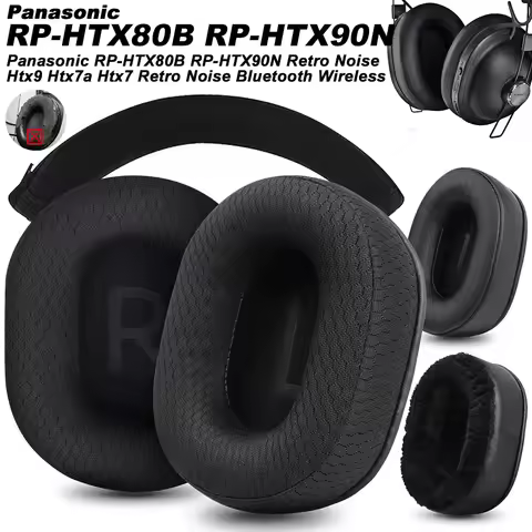 Earphone pads For Panasonic RP-HTX80B RP-HTX90N Retro Noise Htx9 Htx7a Htx7 replacement Earpads Mesh