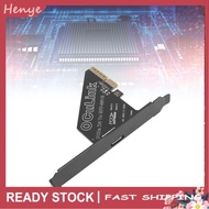 henye-my PCIe 4.0 x4 to Oculink SFF 8612 Adapter  8611 External Graphics Card with Bracket Host for 