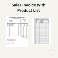 INVOICE TEMPLATE SALES INVOICE TEMPLATE INVOICE WITH PRODUCT LIST