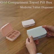 EPOCH Convenient Pill Case Portable Storage Box 7 day Pill Box Weekly Candy Box 4/6 Grid Pill Box Medicine Organizer Case High Quality Medicine Tablet Dispenser