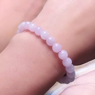 粉紫羅蘭翡翠手珠手鍊 | 天然緬甸玉翡翠A貨 | 送禮