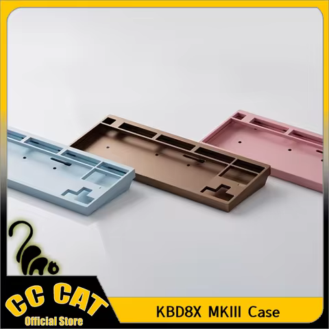 Kbd8x Mkiii Keyboard Shell Cnc Aluminum Gasket Wkl Top 87% Wk Layout Gaming Mechanical Keyboard Case