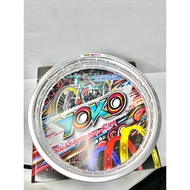 วงล้อ /YOKO PRO 1.40 1.20 ขอบ 17 สีเงิน ( คู่ละ )