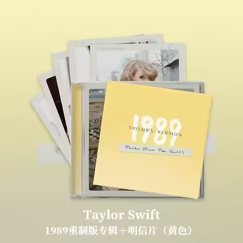 Taylor Swift 1989 Taylor's Version Polaroid CD Yellow