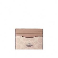 กระเป๋าสตางค์ใส่บัตรผู้หญิง Coach ลาย LOGO CZ286SVPWH