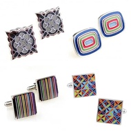 Fashion Colorful Enamel Epoxy Cufflink Cuff Link Free Shipping Cuff Link