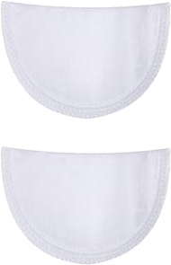 HEALLILY 1 Pair Shoulder Pads Sponge Sewing Shoulder Pad Shoulder Push up Pads for Women Men Blazer Coat Clothes White