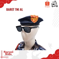 TNI AL Beret Hat TNI Beret Hat Firefighter Beret Kopassus Beret Children's Beret