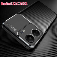 Redmi 13C 2023 Carbon Fiber Shockproof Casing For  Redmi13C Redmi 13C C13 13 C 4G 5G 2023 Phone Case