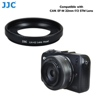 JJC รวมฮูดสำหรับเลนส์ Lens Hood Canon EOS-M / EF-M (LH-43 LH-EW53 LH-54 LH-60E LH-60F LH-ES60)