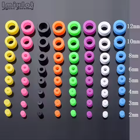 8pcs/lot 2-12mm Silicone Ear Plugs And Tunnels Piercing Expander Piercing Tunnel Ear Tunnels Stretch