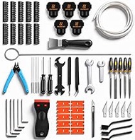 61Pcs 3D Printer Tools Kit for Bambu Lab A1, A1 Combo, 3D Printer Accessories Includes Noozle Wiper,