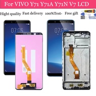 Original LCD For Vivo Y71 Y71N Y71A V7 Y73LCD Display Touch Screen V1731B 1724 1801 Digitizer Assembly Replacement + Free Tools+Glue