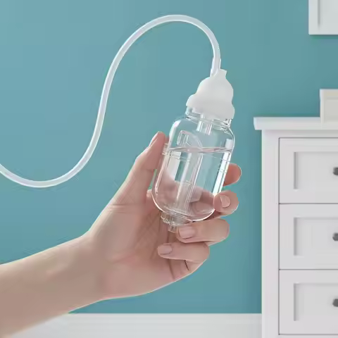 1 Set Hand Pump Baby Nasal Aspirator Nose Sucker Quiet Manual Nose Suctioners For Babies Baby Nasal 