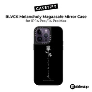 Casetify "BLVCK  Melancholy" MagaaSafe Mirror Case for iP 14 Pro/ 14 Pro Max