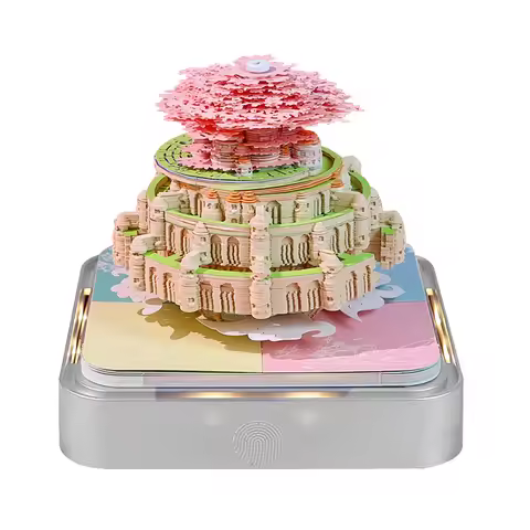 Omoshiroi Block Artistic Notepad 3D Sky Castle Garden With Calendar 2026 Paper Novel Paper Carving M