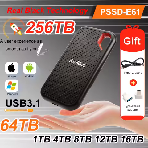 HD mobile SSD hard drive USB3.1 Type-C 1TB 2TB suitable for Apple mobile phone 256TB original storag