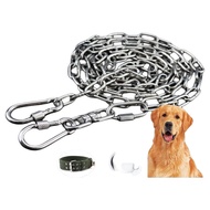 Dog Chain Stainless Steel 304 Dog Chain Plug Dog Chain Small Dog Iron Chain Collar Dog Leash Large D