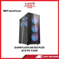 DARKFLASH DK352 PLUS LUXURY ATX CASING WITH 4 PCS CL6 ARGB FANS WITH MOBO SYNC PREINSTALLED