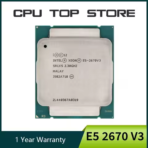 Intel Xeon E5 2670 V3 2.3GHz 12-Core 120W LGA 2011-3 SR1XS 2670V3 processor