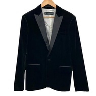 Dsquared2 SQUARE Jacket Velour black Long sleeves Direct from Japan Secondhand