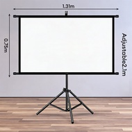 Projector Screen 60/84/100 inch HD Projection HD Projector Screen 16:9 HD Screen Tripod Home Theater