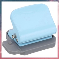 (E B M 6 Hole Paper Punch Metal Hole Puncher 5 Sheet Punch Capacity Loose Leaf Paper Puncher Circle 