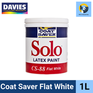 Davies Coat Saver Solo Latex Paint Gloss Semi-Gloss and Flat White 1 Liter and 4 Liters (Gallon) Ava