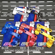 LEO YAMAHA Y15ZR RACING CNC ALLOY FOOTREST CARRIER(SILVER/BLACK/BLUE/RED/GOLD) RACING CNC ALLOY