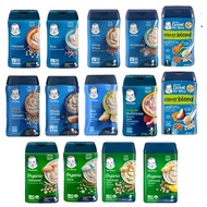 USA Gerber Single Grain / Oatmeal / MultiGrain / Rice / DHA Probiotic Baby Instant Cereal