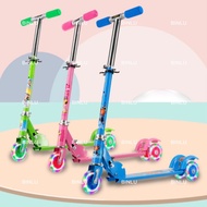 3-Wheels Scooter for kids,stainless steel,foldable,ride-on scooter,cartoons design,laser wheel,BINLU