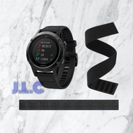 Strap Watch Band Double NylonNilon Garmin Fenix 5 6 7 8 e 47mm 51mm Solar Amoled Sapphire Pro Acc 5x