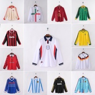 arsenal jersey arsenal 24/25 Long-Sleeved Retro Football Jersey Brazil Argentina Bassar Arsenal AC R