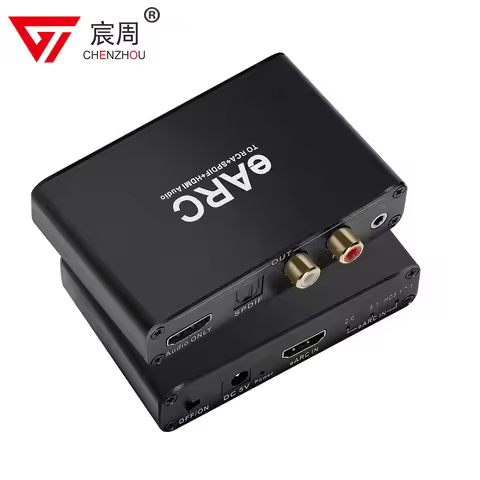eARC ARC Audio HDMI Extractor 192Khz Converter HDMI eARC ARC to RCA Audio Extractor Adapter For DTS 