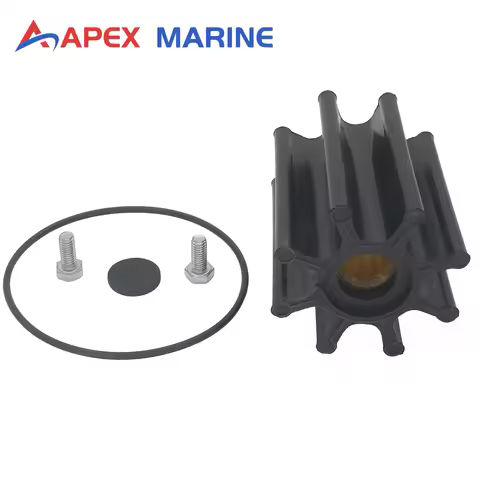 Sea Water Pump Impeller Service Kit for Volvo Penta D6-280 D6-300 D6-310 D6-330 D6-350 D6-370 D6-435