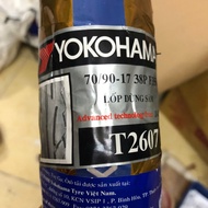 1 Yokohama 70/90-17 motorbike tire (tire with inner tube)