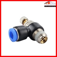 Pneumatic throttle valve speed control quick connector SL4-01 SL6-01