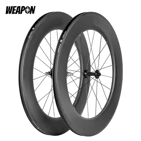C90 90mm Carbon Fiber Track Wheelset 700C Fixie Fixed Gear Bicycle Wheels Aero Deep Section Carbon B