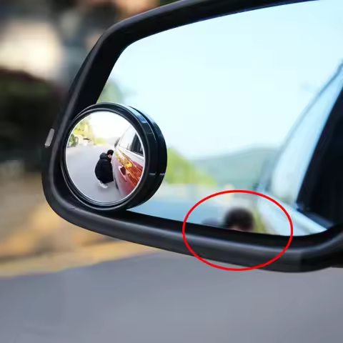 2pcs Car Rearview Mirror Convex Mirror Blind Zone Mirror Additional Mirrors Car Dead Angle Blindspot
