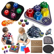 Squid Game 2 Six legs game set (ddakji Flying stone gong-gi spinningtop Jegi)toy