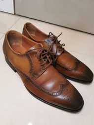 Florsheim 男裝英倫紳士靚真皮皮鞋leather shoes men / Euro歐洲碼 39 / 觀塘區地鐵站中午後 Kwun Tong MTR / PayMe/FSP後順豐SF到付