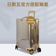 Rimowa Luggage Cover Protector Rimowa Luggage Transparent Case, Waterproof Anti-dust, Zipper Color O