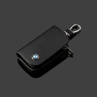 Leather Car Key Cover Keyring Holder Key Keychain Case Protective Key Zipper Bag Wallets for BMW E90