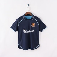 Vintage Football Jersey Real Madrid 2 Away Juventus West Ham Manchester United Home Away Short Sleev