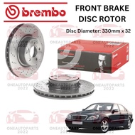 GENUINE BREMBO FRONT BRAKE DISC ROTOR MERCEDES W220 S320 CDI