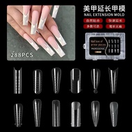 Upside down nails create gathered gel nails