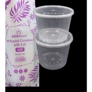 ROUND CONTAINER ABBA A25- 25oz Round Disposable Plastic Food Container (50sets±) 25oz -ABBAware A25
