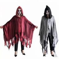 Halloween Death Cloak Adult Cloak Witch Costume Haunted House Horror Dress Up Tricky Costume Props