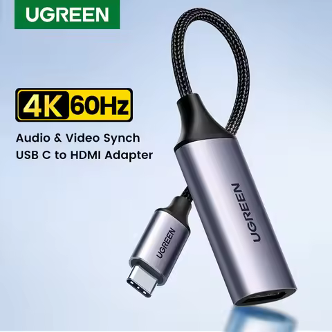 UGREEN USB Type C to HDMI Cable 4K USB C HDMI Adapter For iPhone 15 PC Xiaomi MacBook Pro Air iPad P